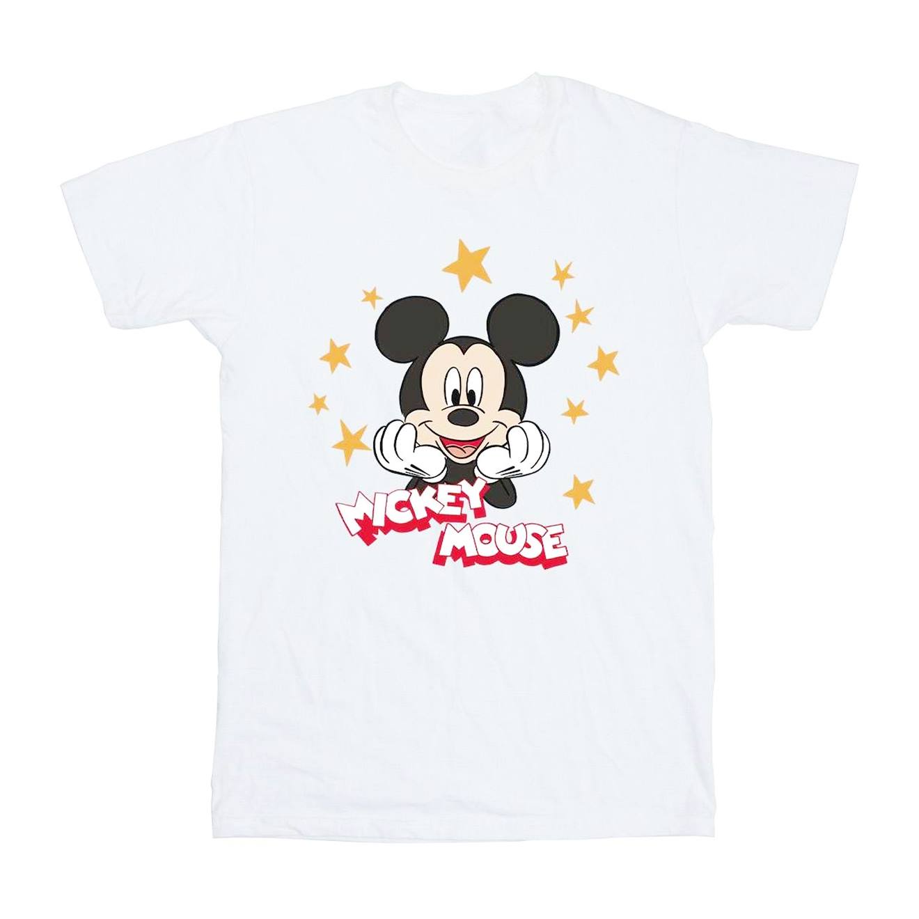 T-shirt Mickey Mouse Coton Disney Blanc