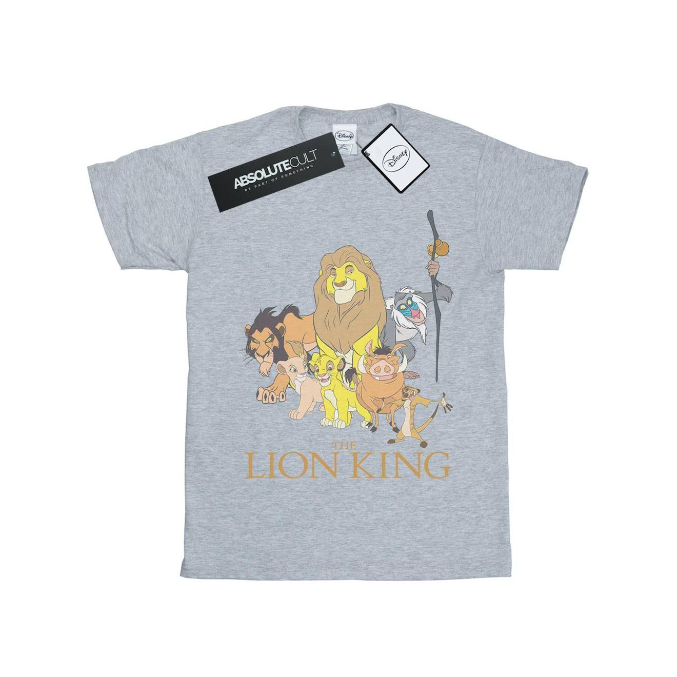T-shirt Coton Disney The Lion King Gris Chiné
