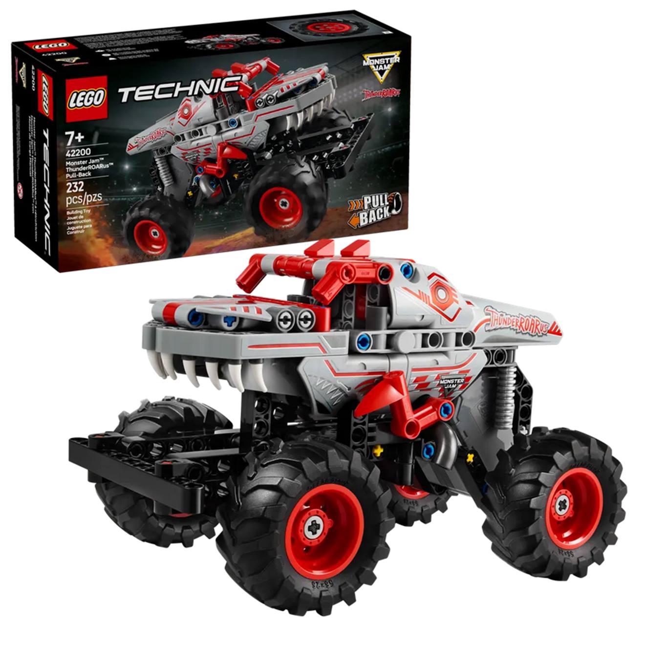 Monster Jam™ Thunderroarus™ À Rétrofriction 42200 Multicolore