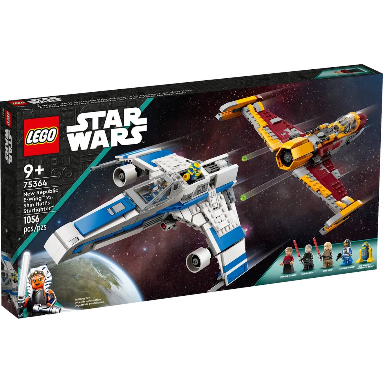Star Wars L'e-wing De La Nouvelle République Contre Le Chasseur De Shin Hati 75364 Multicolore