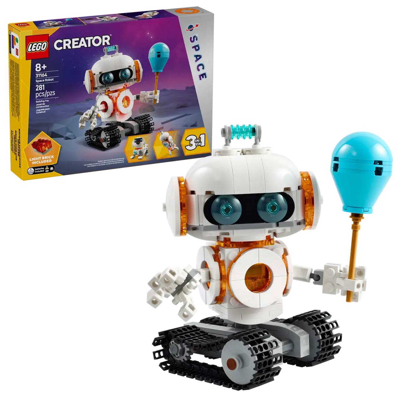 Le Robot De L'espace 31164 Multicolore