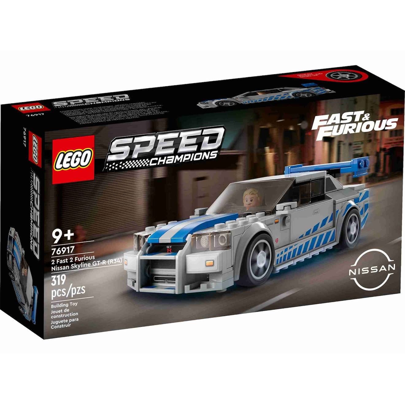 Speed Champions Nissan Skyline Gt-r (r34) 2 Fast 2 Furious 76917 Multicolore