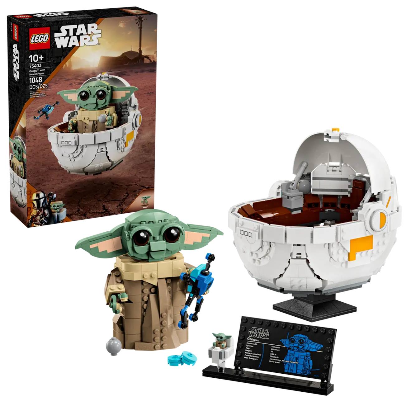 Star Wars Grogu™ Et Son Landau 75403 Multicolore