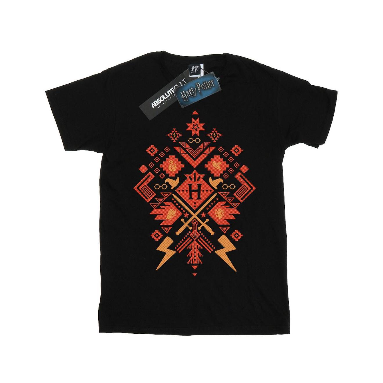 T-shirt Coton Harry Potter Noir