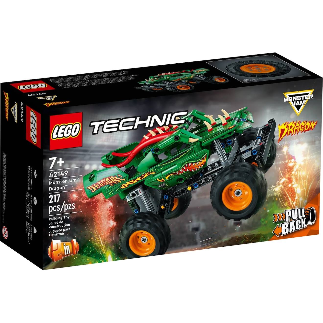 Technic Monster Jam™ Dragon™ 42149 Multicolore