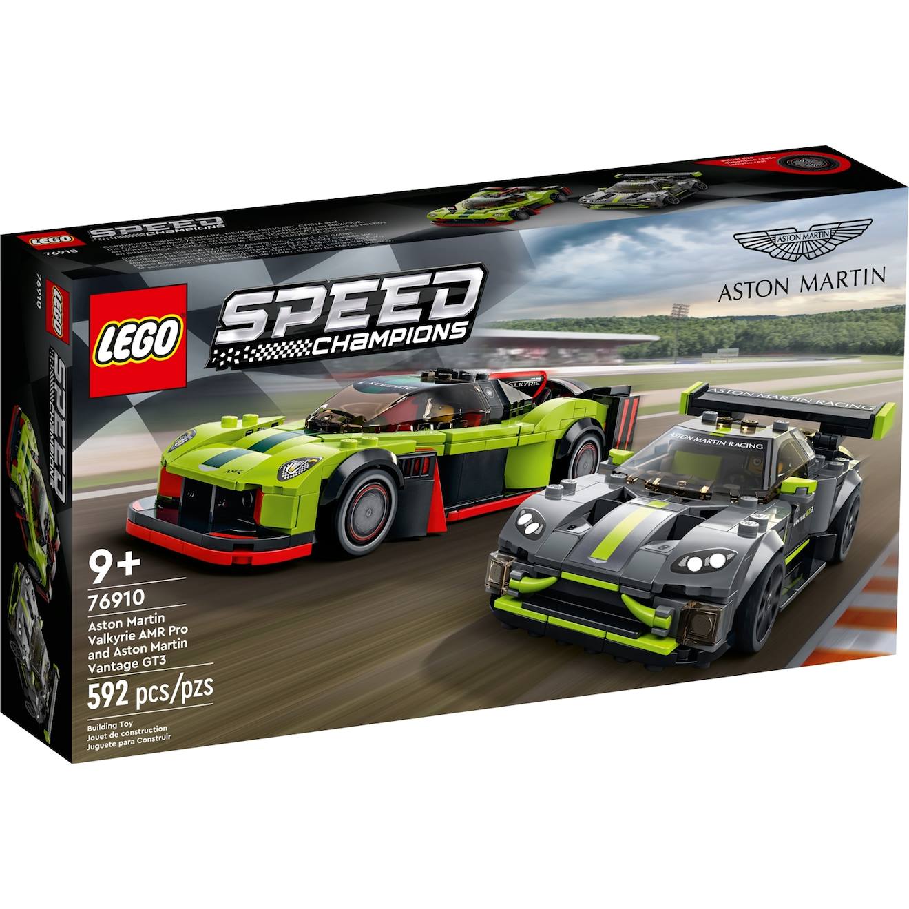 Speed Champions Aston Martin Valkyrie Amr Pro Et Aston Martin Vantage Gt3 76910 Multicolore