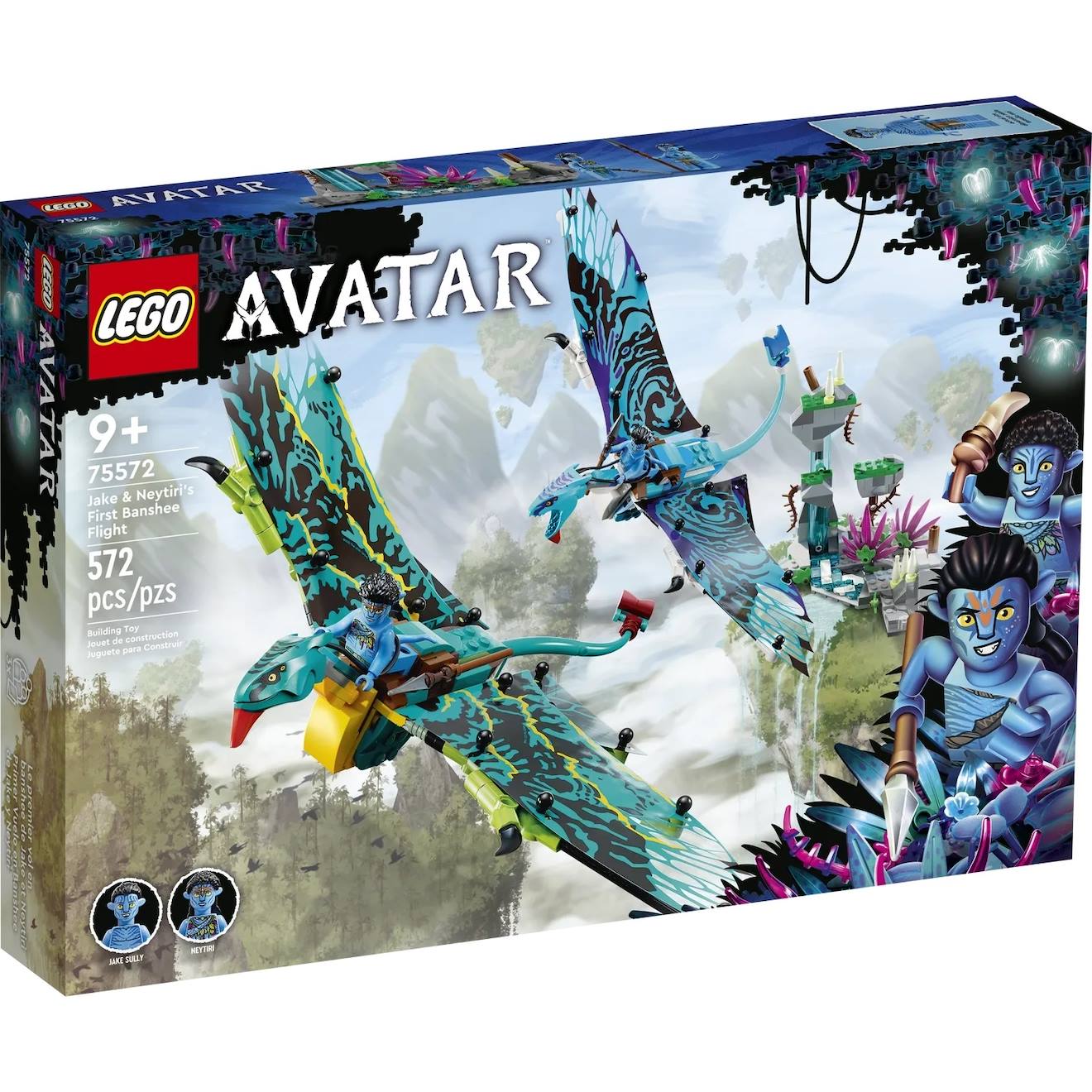 Avatar Le Premier Vol En Banshee De Jake Et Neytiri 75572 Multicolore