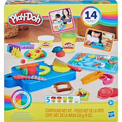 Jouet-Activités artistiques et musicales-Play-doh kit du petit chef cuisinier pâte à modeler