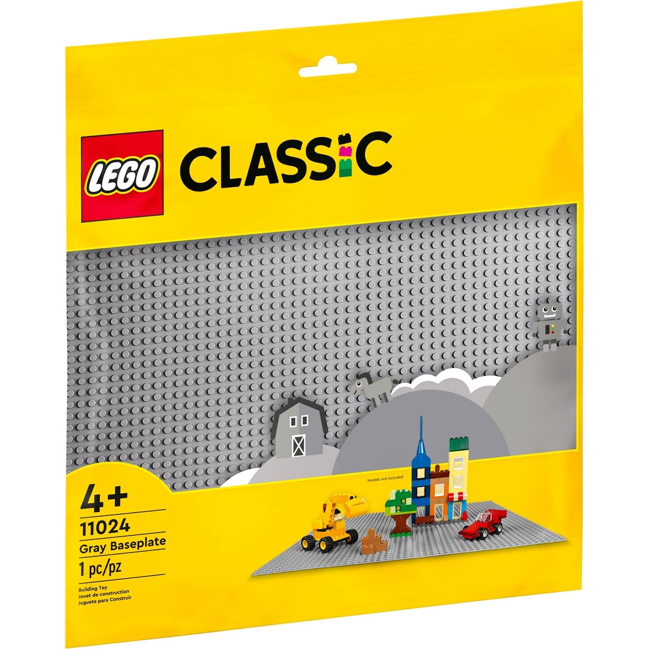 Classic La Plaque De Construction Gris 11024 Multicolore