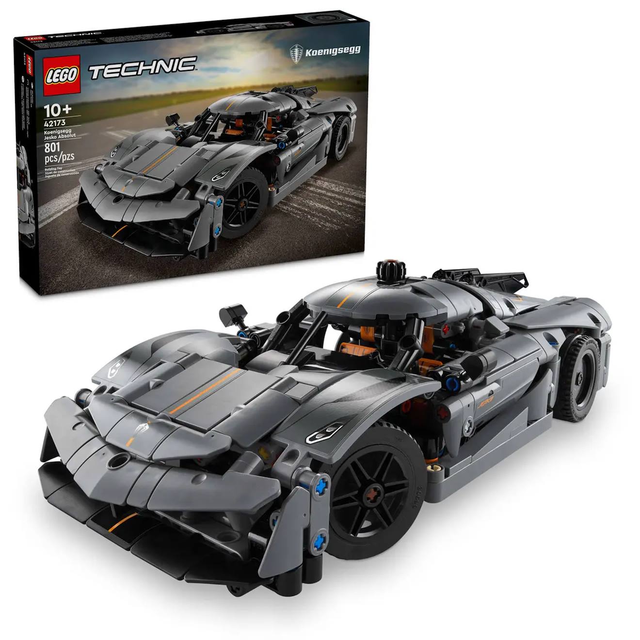 Hypercar Koenigsegg Jesko Absolut Grise 42173 Gris