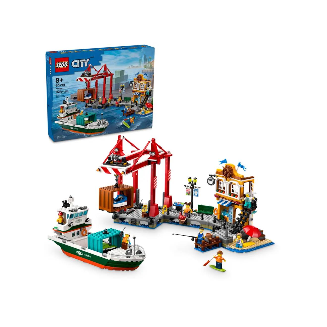 Le Port Et Le Navire Marchand 60422 Multicolore