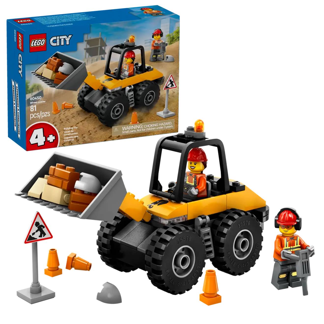 City La Chargeuse De Chantier Jaune 60450 Multicolore