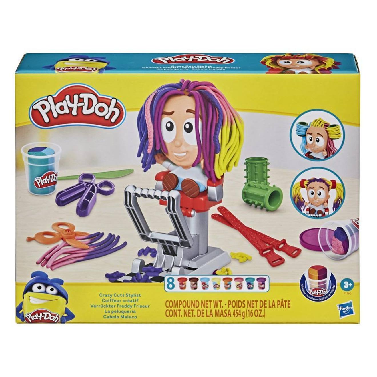 Play-doh Salon De Coiffure Coiffeur Créatif Multicolore