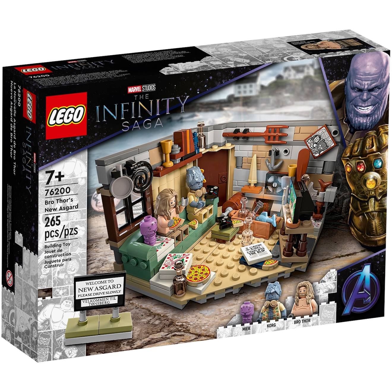 Marvel Le Nouvel Asgard De Bro Thor 76200 Multicolore Marvel Le Nouvel Asgard De Bro Thor 76200 Multicolore