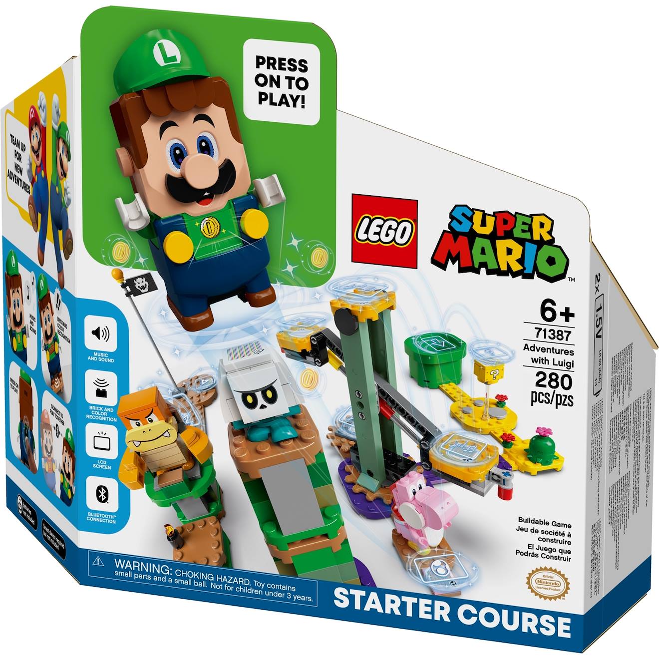 Super Mario Pack De Démarrage Les Aventures De Luigi 71387 Multicolore