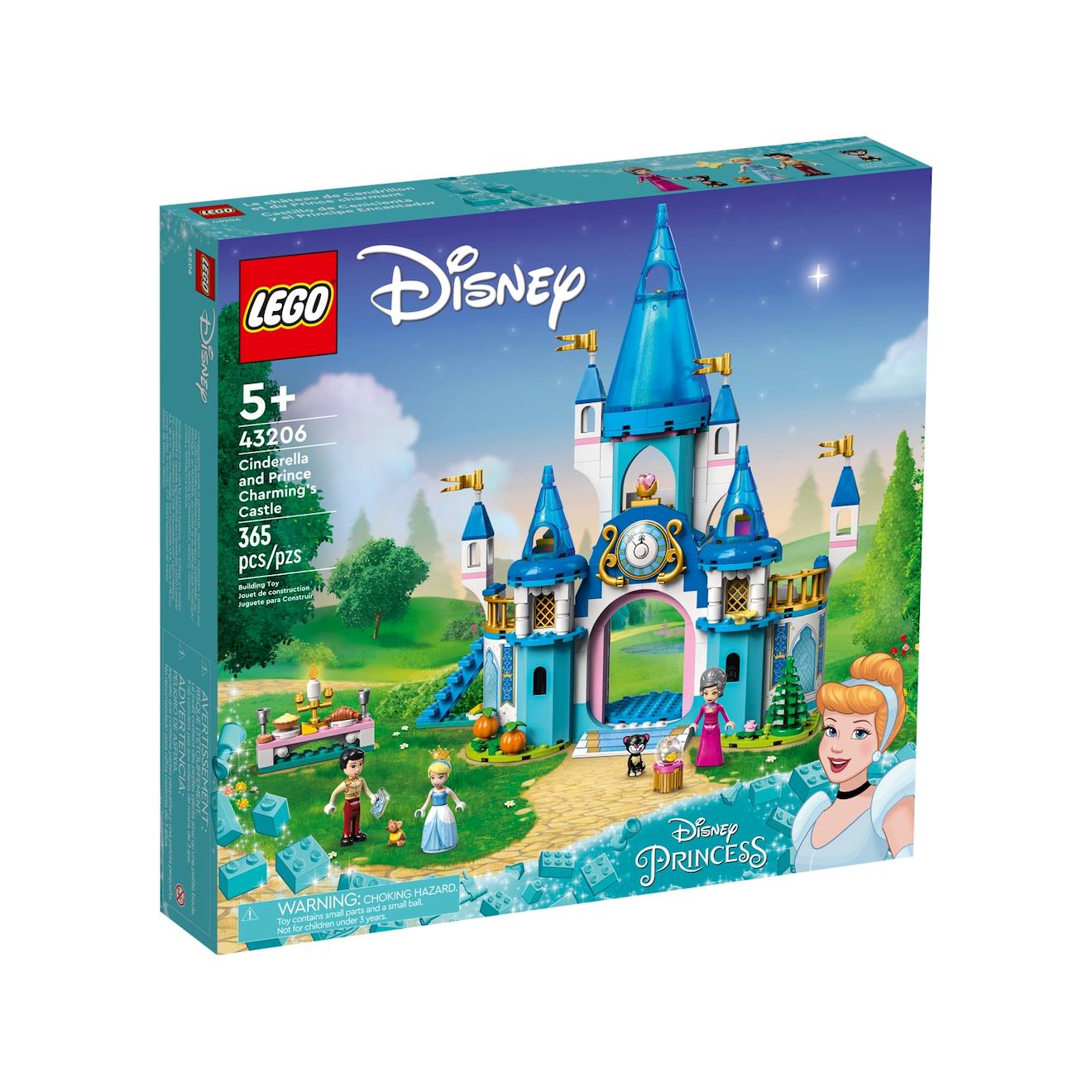 Disney Le Château De Cendrillon Et Du Prince Charmant 43206 Multicolore
