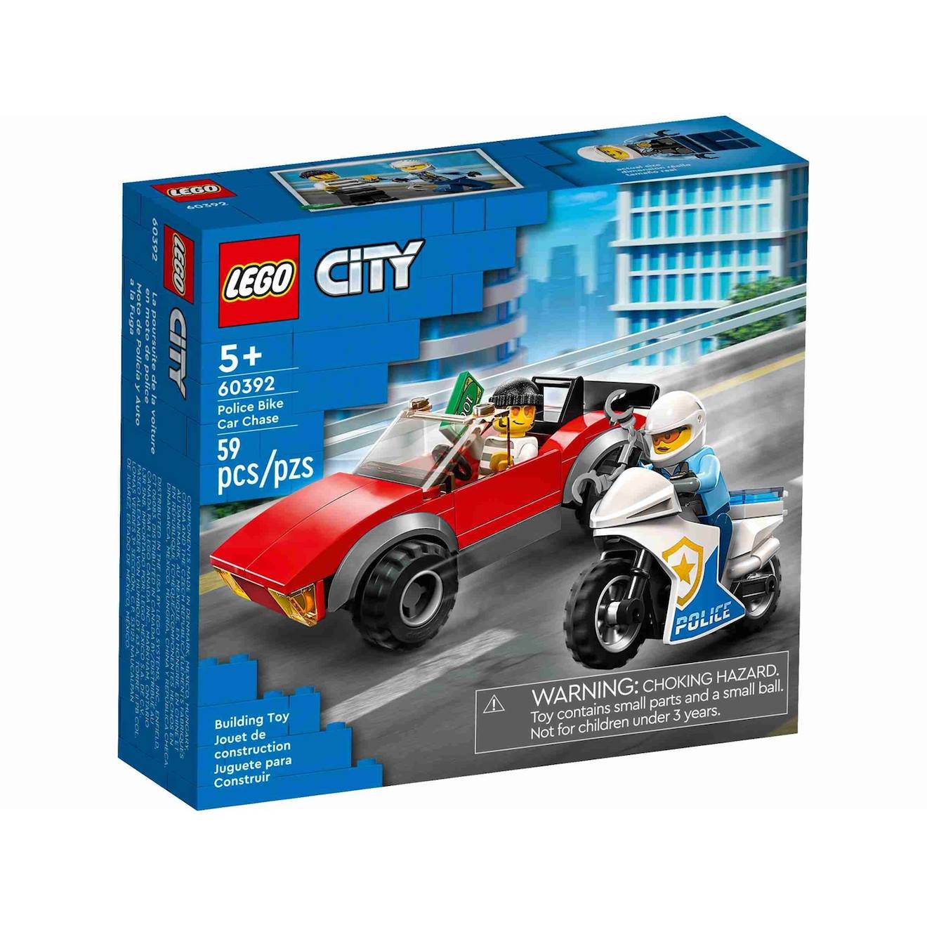 City La Course-poursuite De La Moto De Police 60392 Multicolore