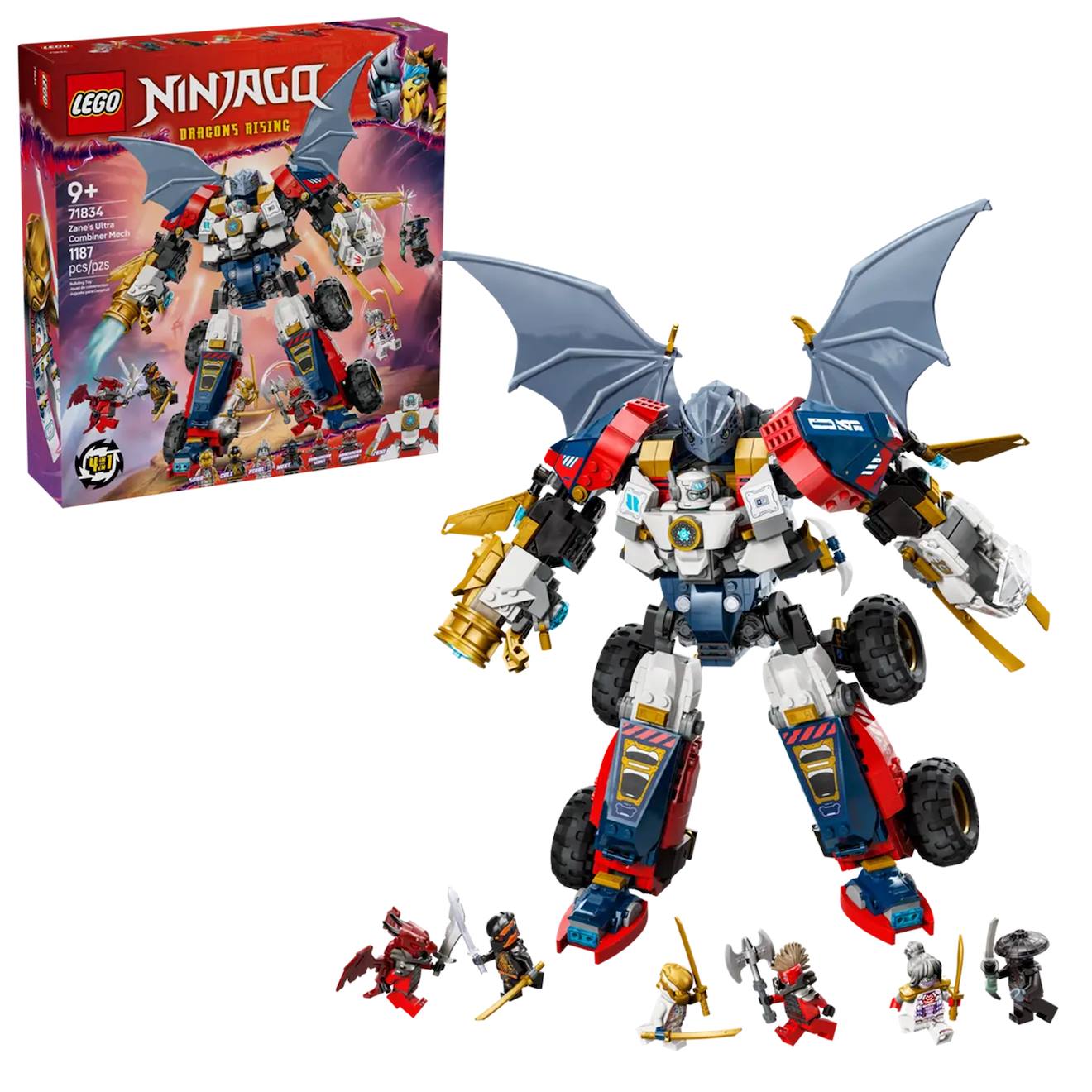 Ninjago Le Robot Ultra Combo De Zane 71834 Multicolore