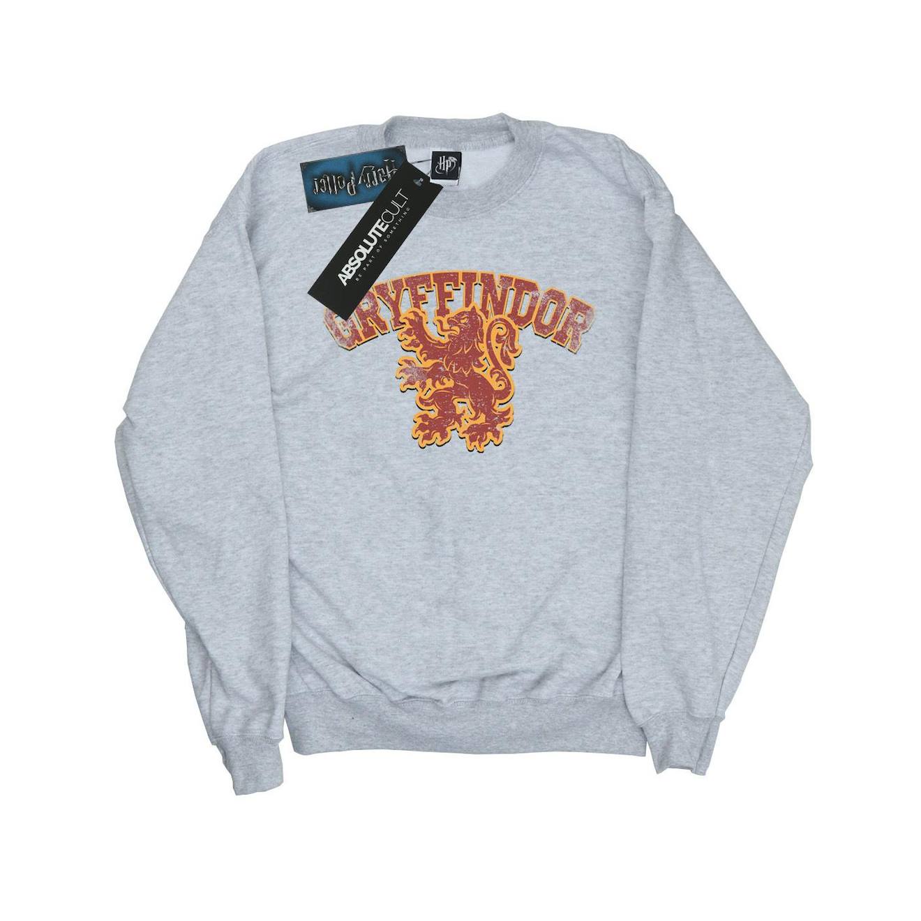 Sweat Coton Harry Potter Gryffindor Gris Chiné