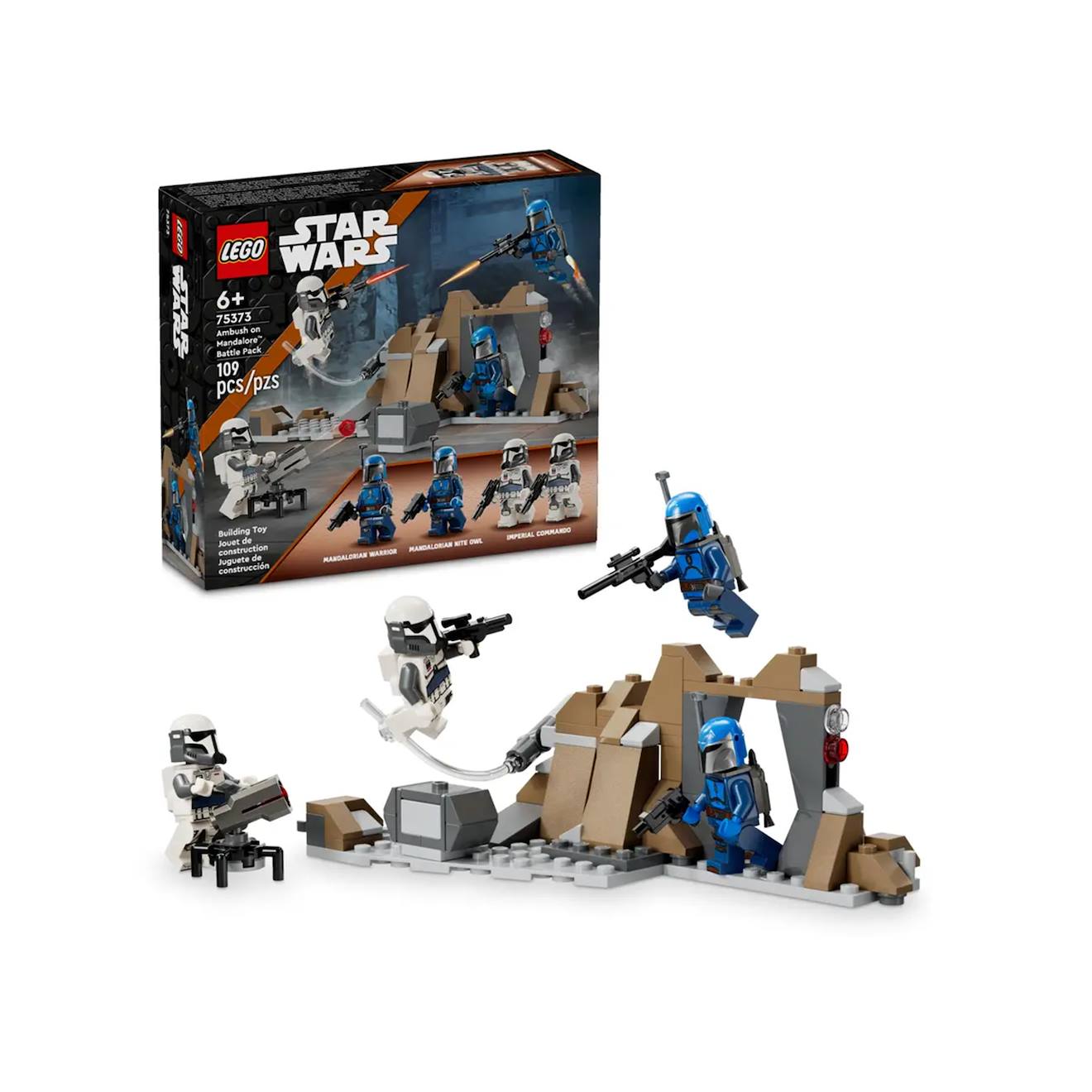 Pack De Combat Star Wars L'embuscade Sur Mandalore™ 75373 Multicolore