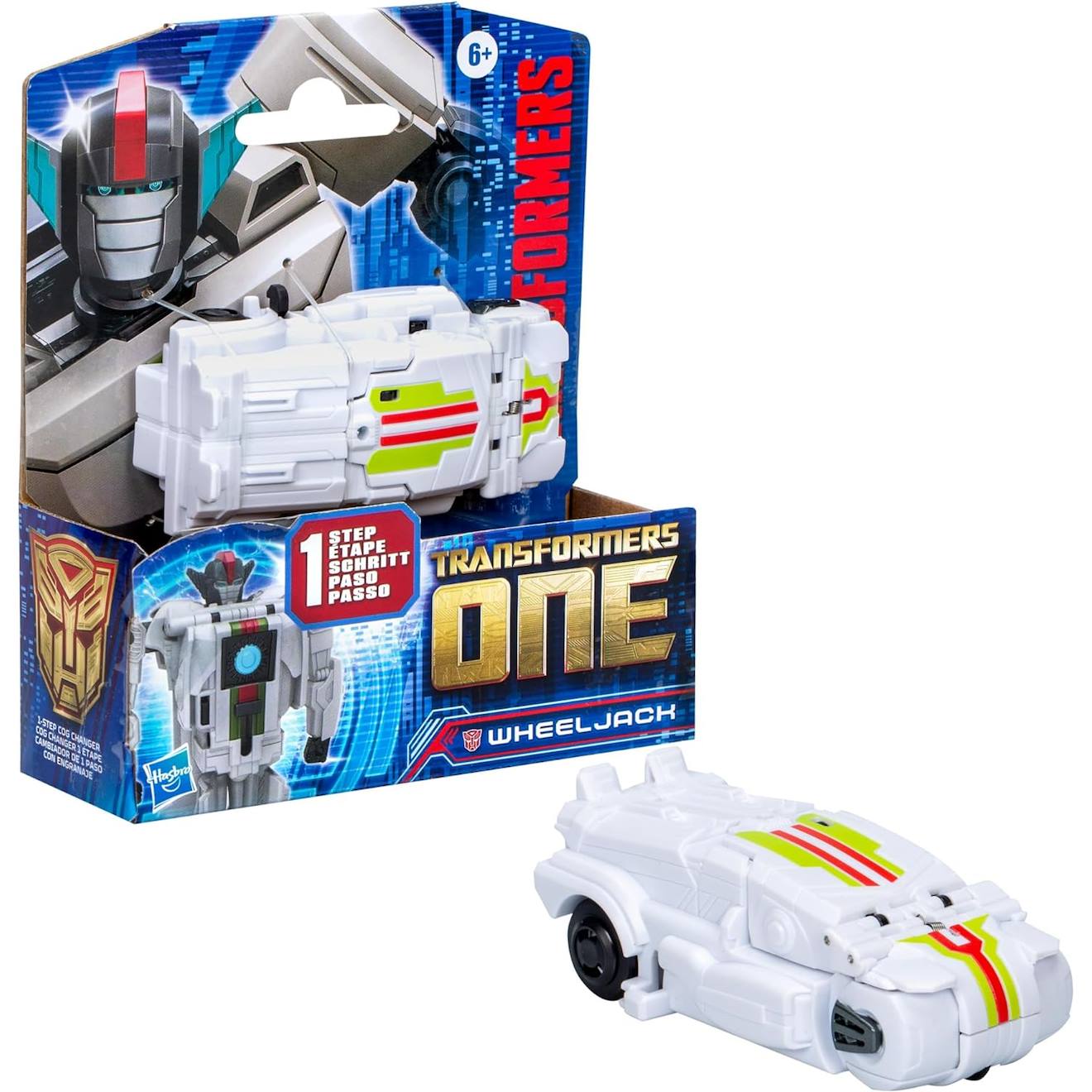 Transformers One Cog Changer, Figurine Wheeljack Blanc
