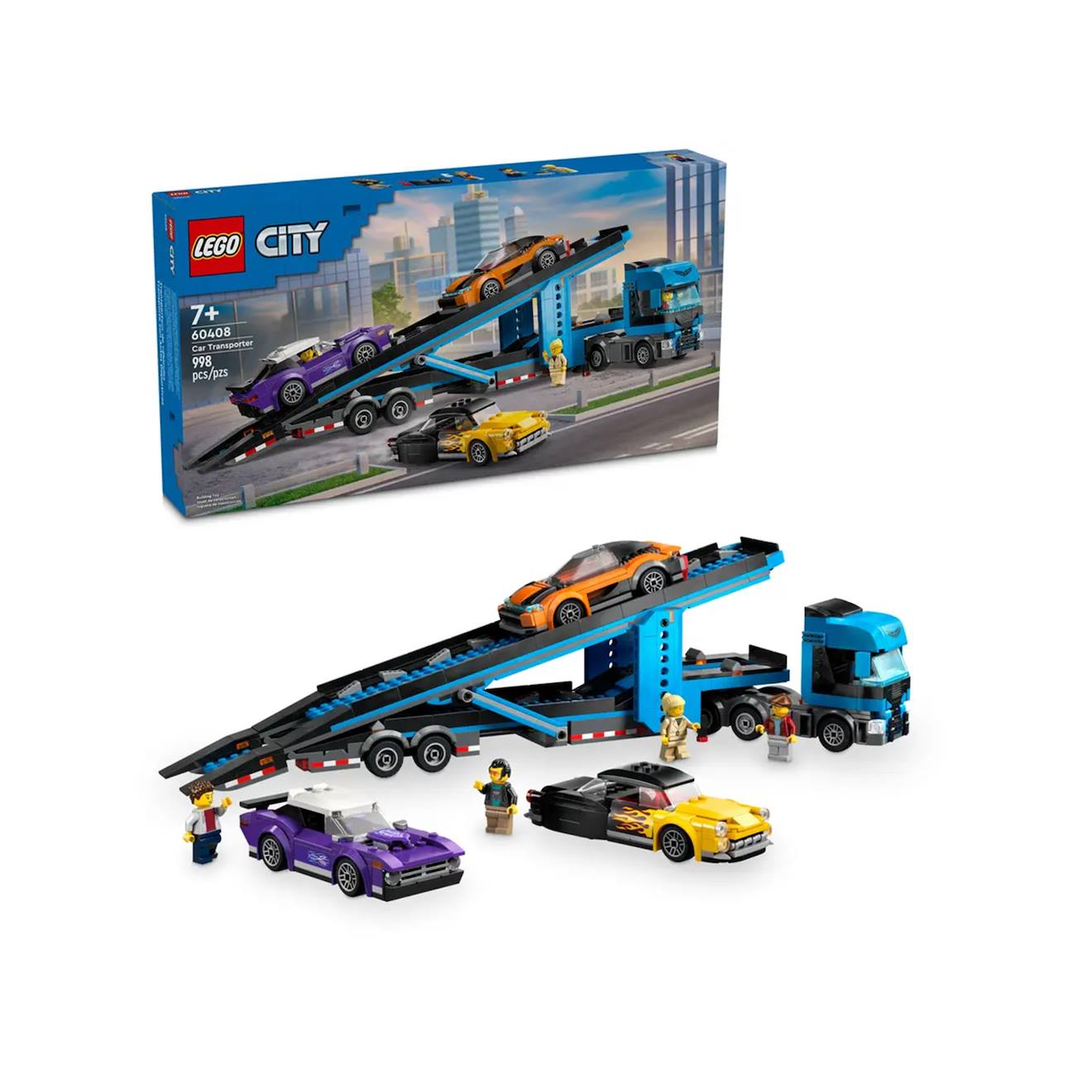 Le Camion De Transport De Voitures De Sport 60408 Multicolore