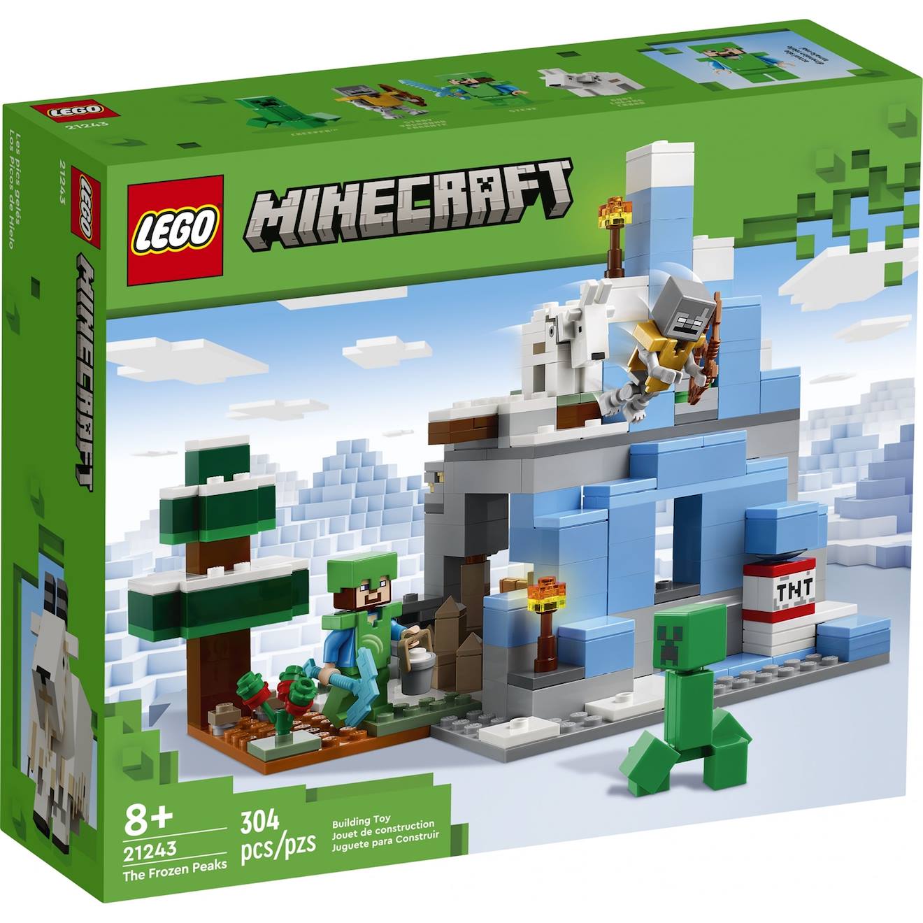 Minecraft Les Pics Gelés 21243 Multicolore