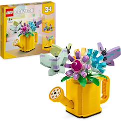 Jouet-Jeux d'imagination-Jeux de construction-Lego creator - les fleurs dans l'arrosoir - 31149