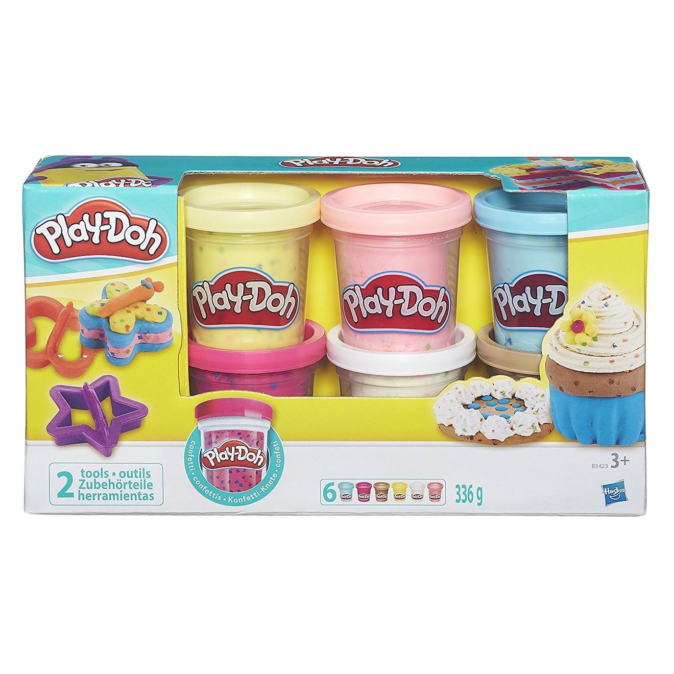 Play-doh - Pâte À Modeler Confetti Multicolore
