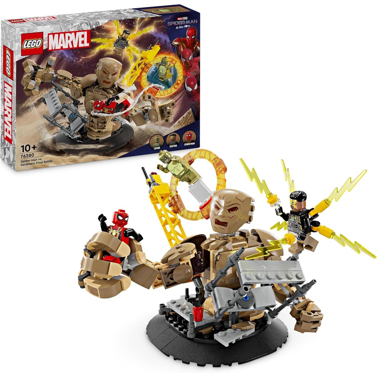Spider-man Contre L'homme-sable : La Bataille Finale 76280 Multicolore