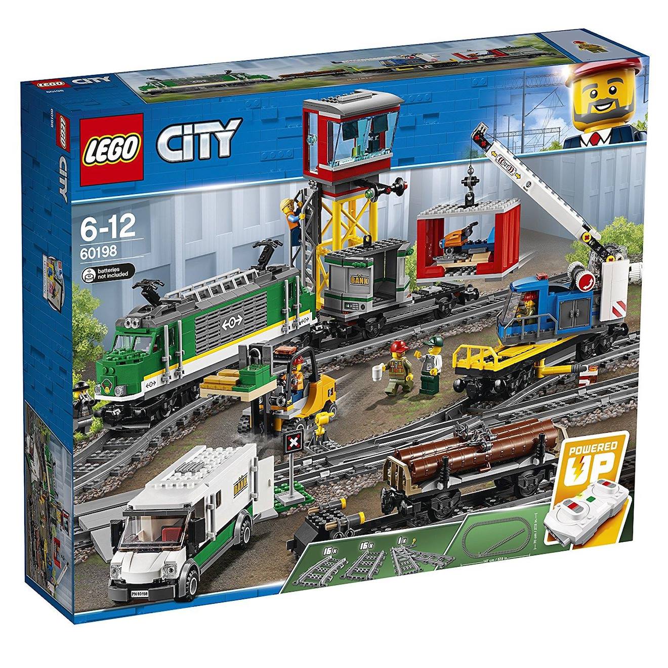 City - Le Train De Marchandises Télécommandé 60198 Multicolore