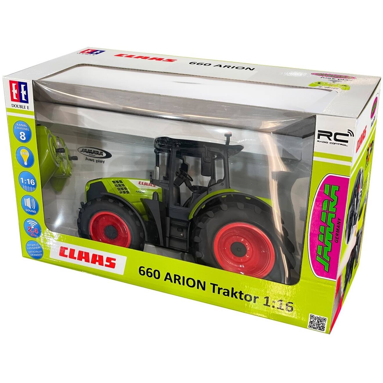 Claas Arion 660 1:16 2,4ghz Vert