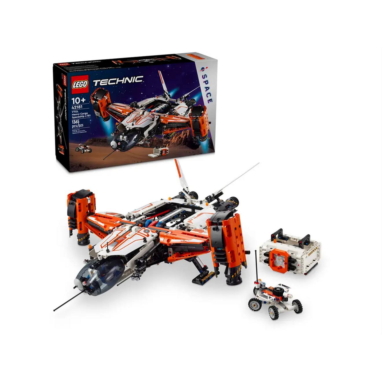 Le Vaisseau Spatial Cargo Vtol Lt81 42181 Multicolore