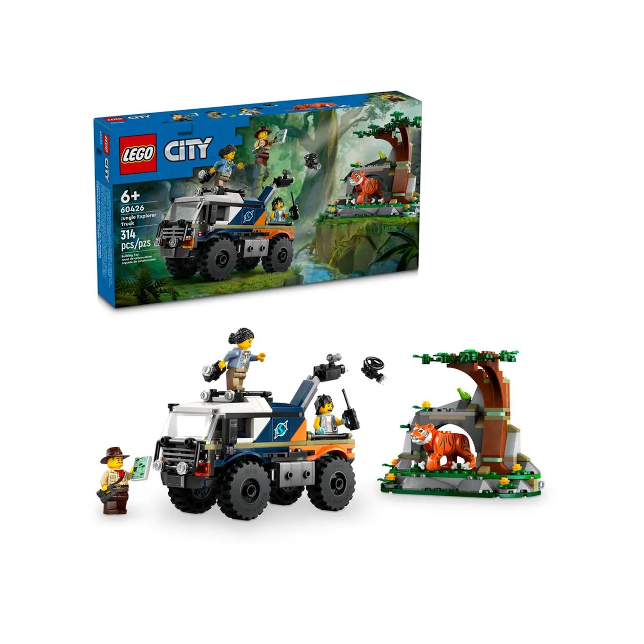 Le Camion Tout-terrain De L'explorateur De La Jungle 60426 Multicolore