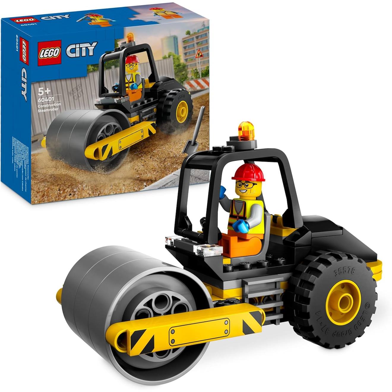 Le Rouleau Compresseur De Chantier 60401 Multicolore
