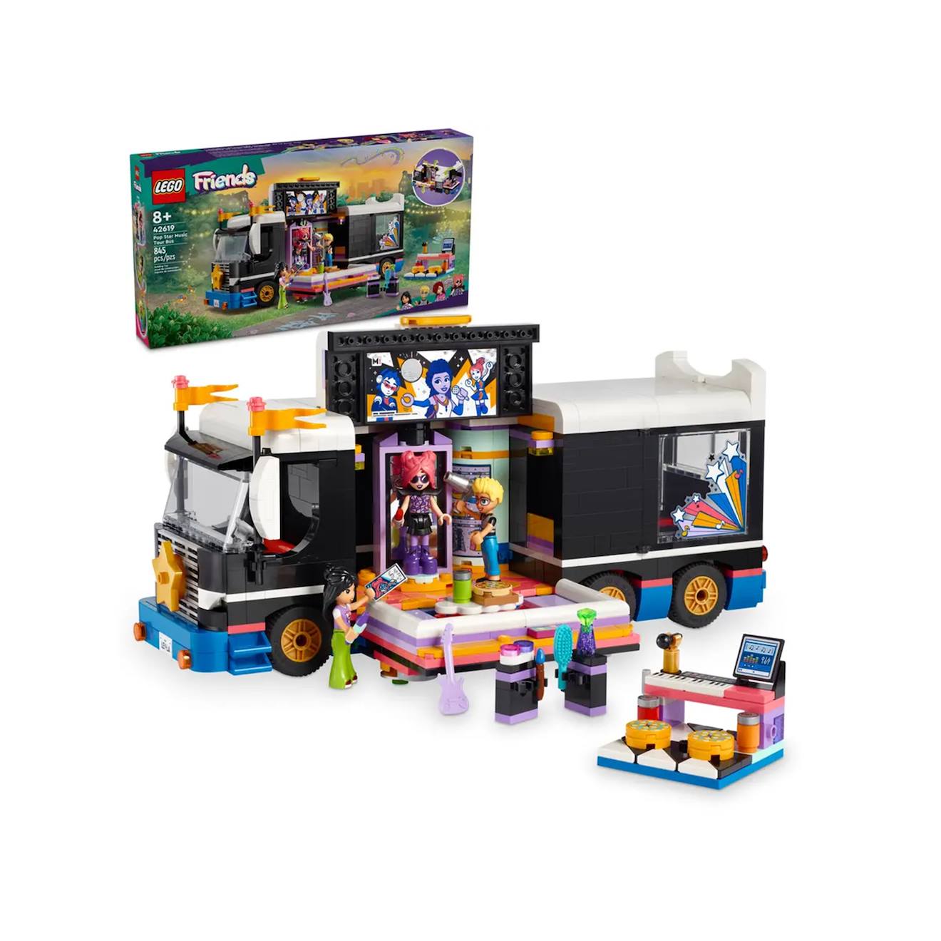 Friends Le Tourbus De La Star De La Pop 42619 Multicolore Friends Le Tourbus De La Star De La Pop 42619 Multicolore