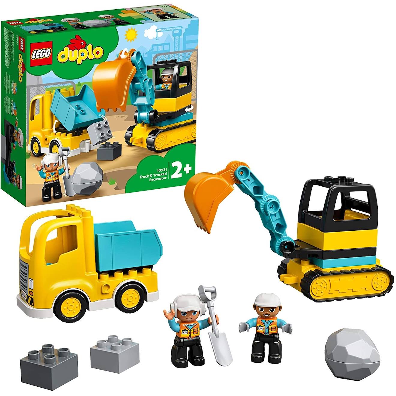 Duplo - Le Camion Et La Pelleteuse 10931 Multicolore