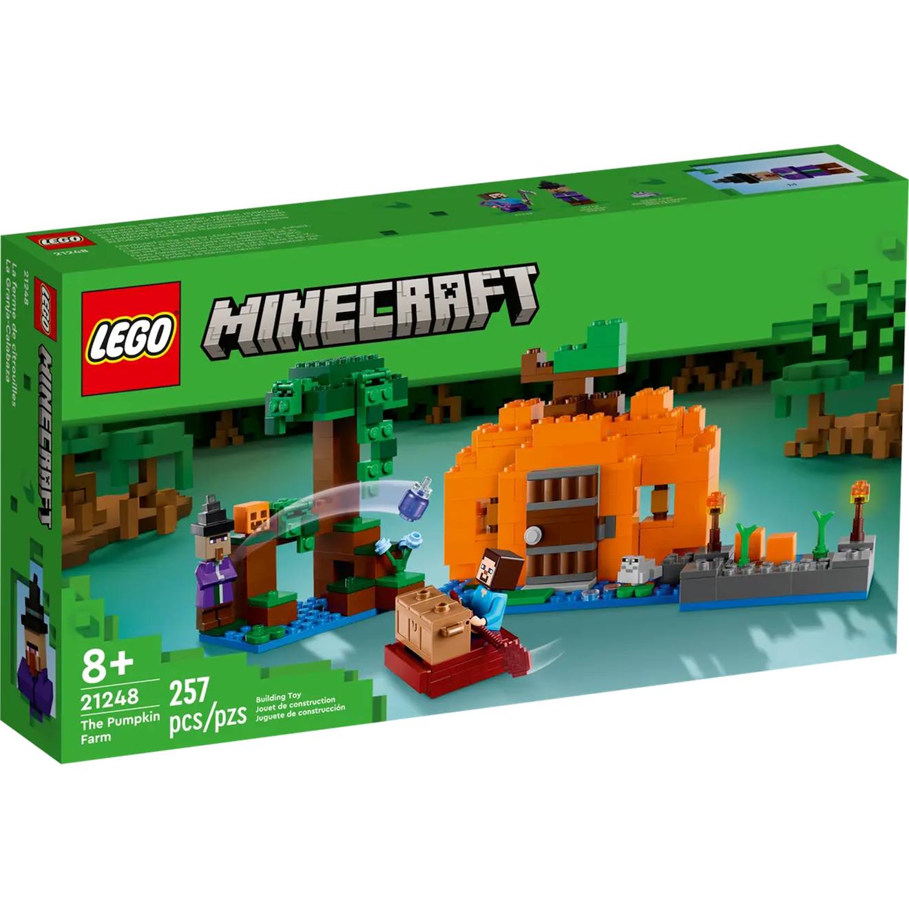 Minecraft La Ferme Citrouille 21248 Multicolore