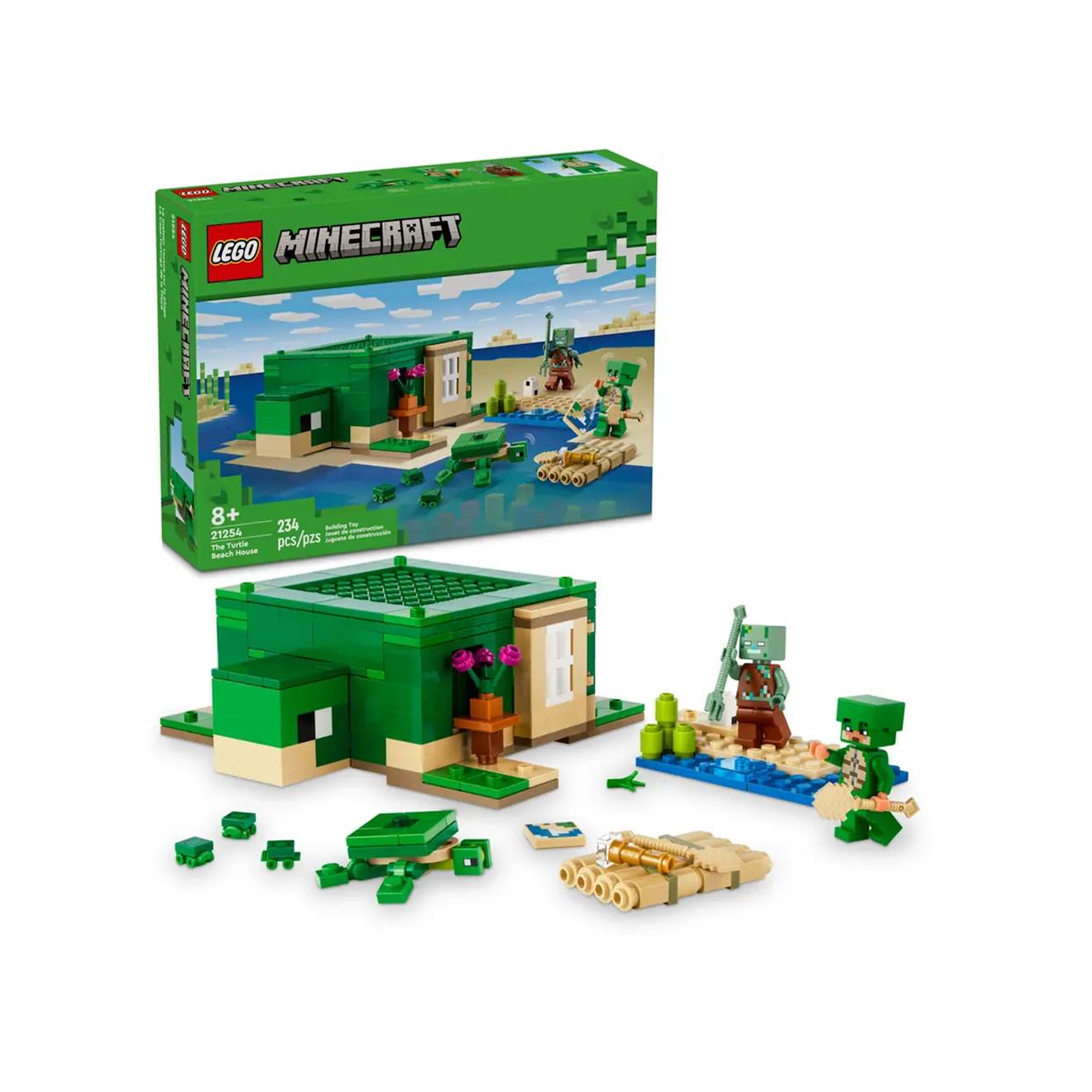 Minecraft La Maison De La Plage De La Tortue 21254 Multicolore