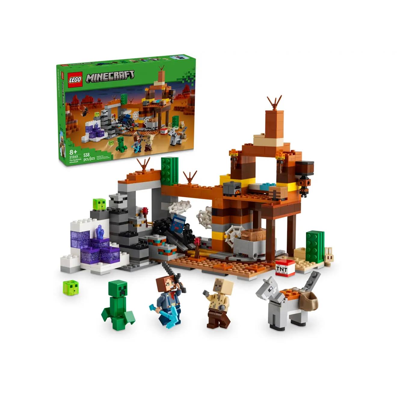 Minecraft La Mine Des Badlands 21263 Multicolore
