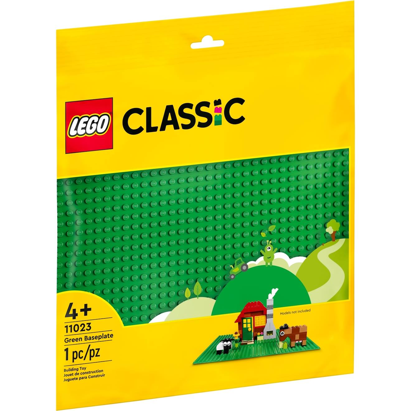 Classic La Plaque De Construction Verte 11023 Multicolore