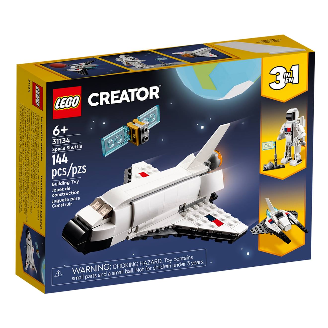 Creator 3 En 1 La Navette Spatiale 31134 Multicolore