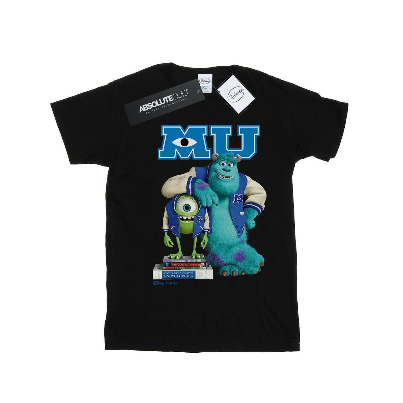 T-shirt Coton Disney Monsters University Noir