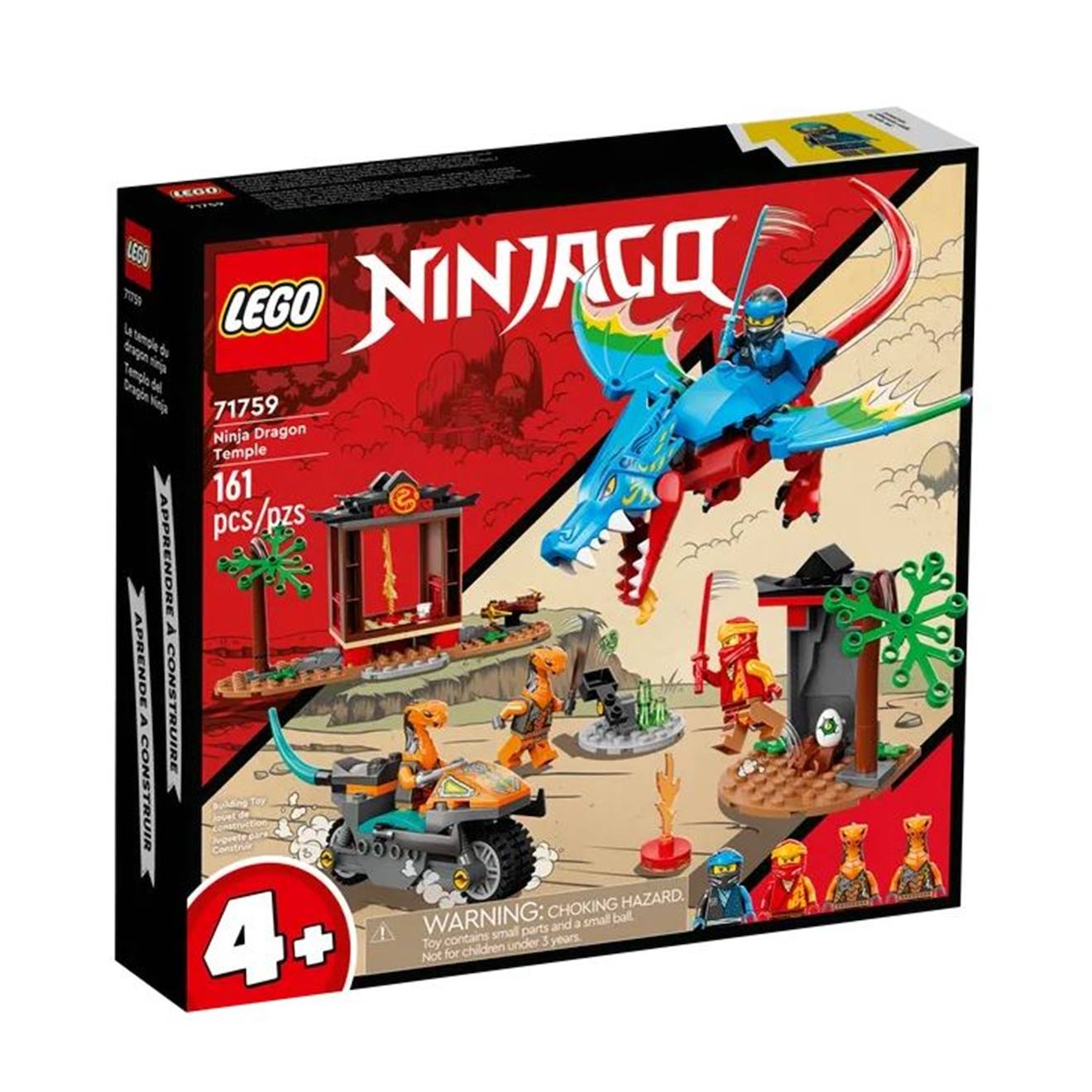 Ninjago Le Temple Du Dragon Ninja 71759 Multicolore