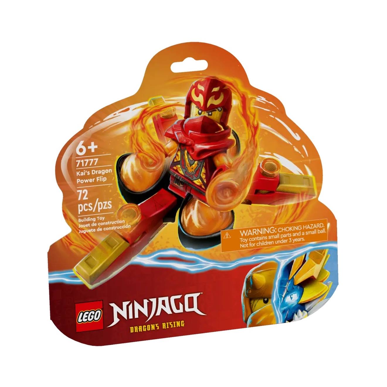 Ninjago Le Salto Spinjitzu : Le Pouvoir Du Dragon De Kai 71777 Multicolore