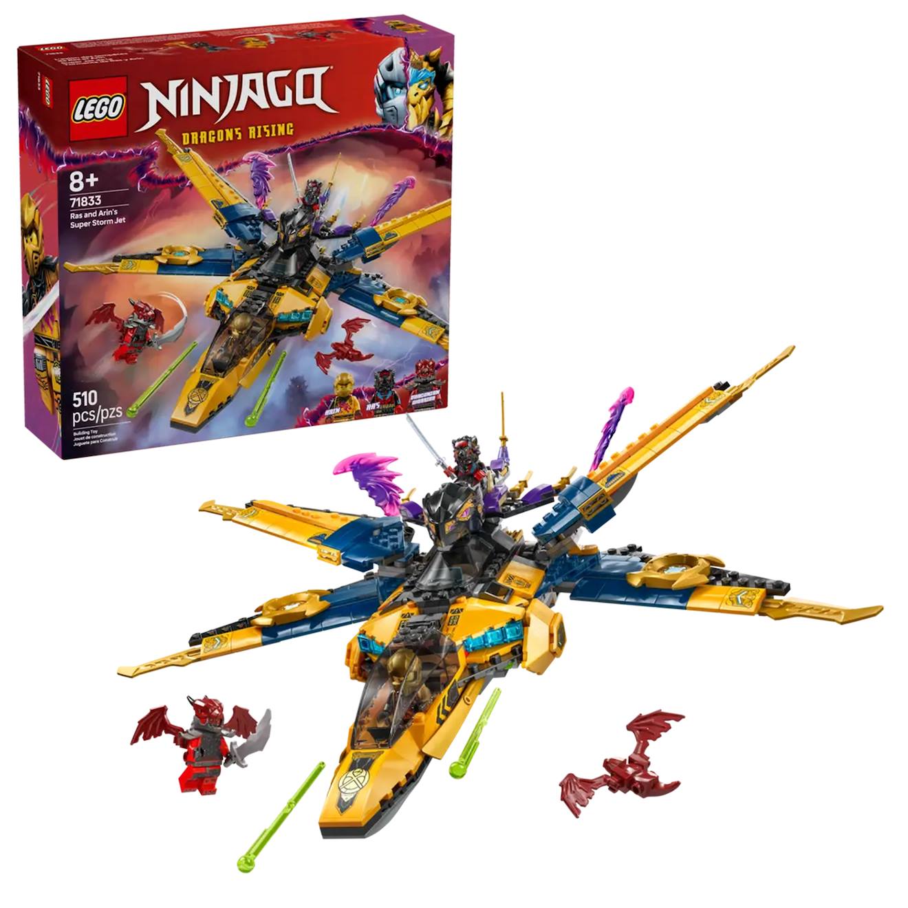 Star Wars Le Super Avion Tempête De Ras Et Arin 71833 Multicolore