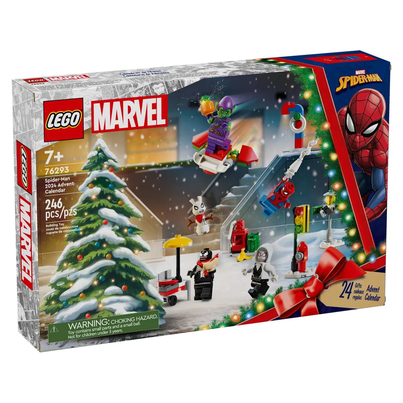 Marvel Calendrier De L'avent Spider-man 2024 76293 Multicolore