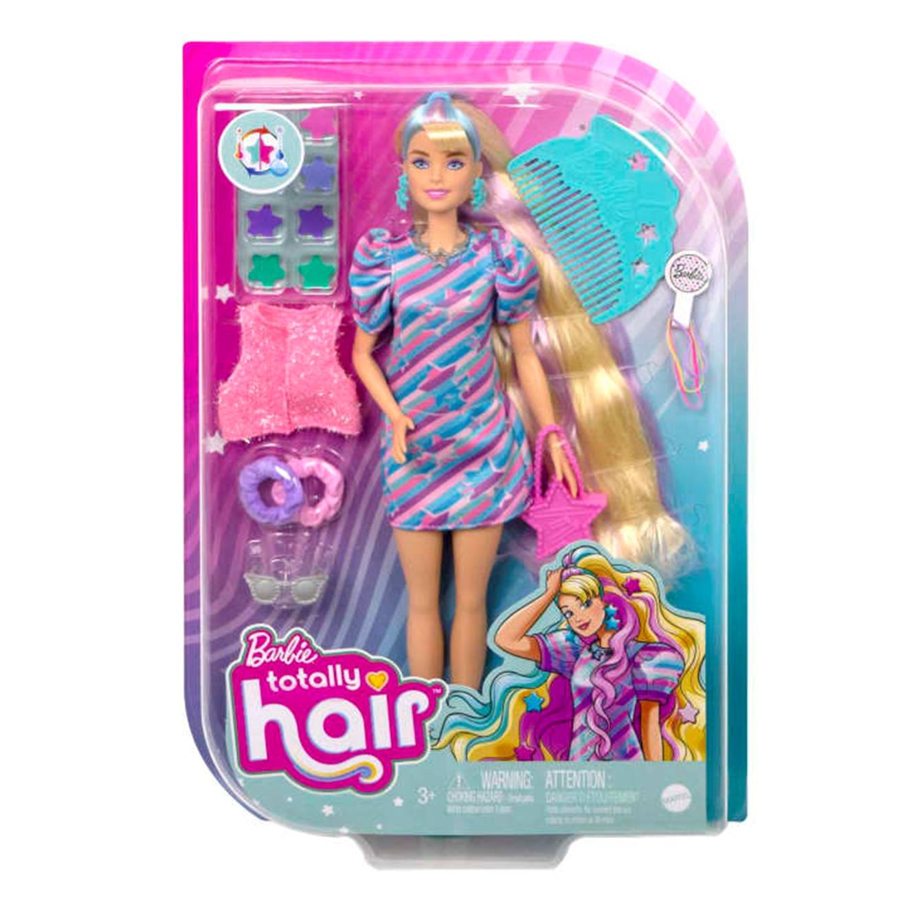 Barbie Poupée Ultra Chevelure Avec 15 Accessoires Multicolore