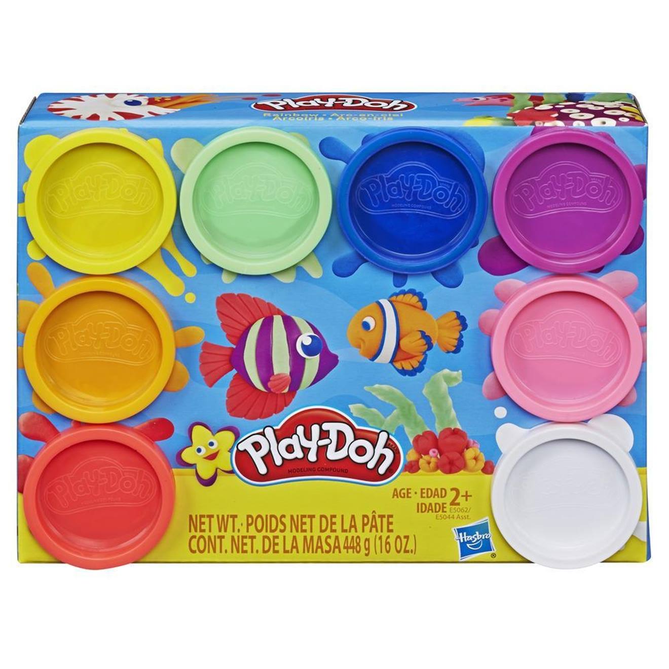 Play-doh Arc En Ciel 8 Pack Multicolore