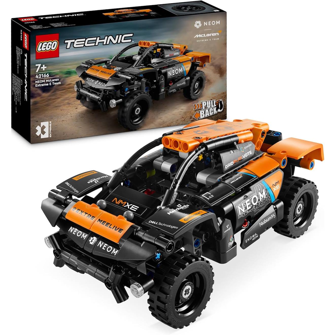 Neom Mclaren Extreme E Race Car 42166 Multicolore
